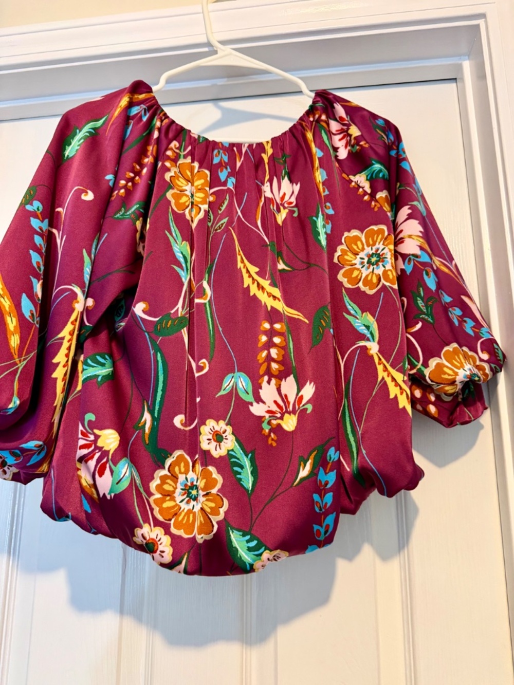 Floral bubble blouse - Picture 3 of 3